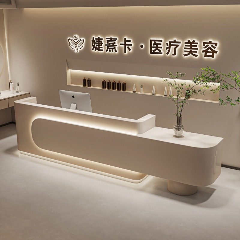 Office Furniture Store - Modern Beauty Salon Reception Desk Nordic