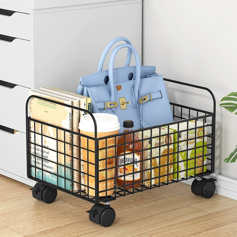 Office Storage Cabinet - Mobile Bookshelf Storage Rack Under Desk