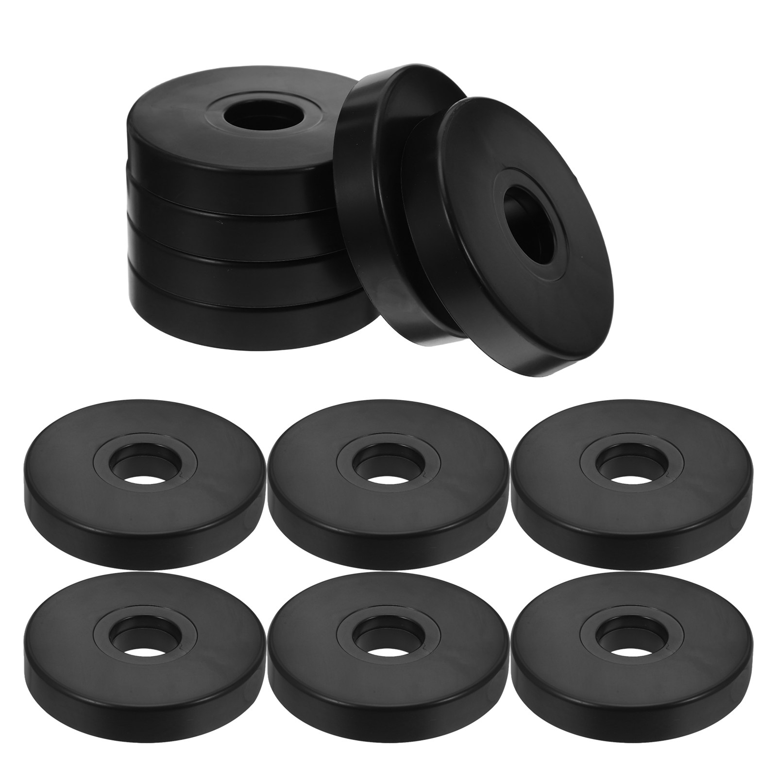 Office Furniture Equipment - 12Pcs Non Slip Round Caster Pads