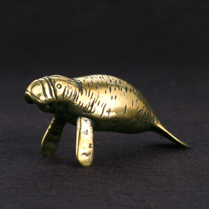 Brass Florida Manatee Decorati - Office Furniture Equipment recension och pris