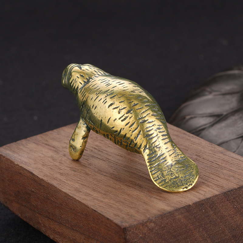 Brass Florida Manatee Decorati - Office Furniture Equipment recension och pris