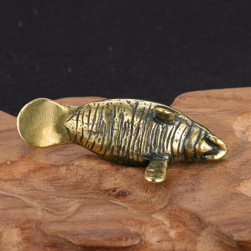 Brass Florida Manatee Decorati - Office Furniture Equipment recension och pris