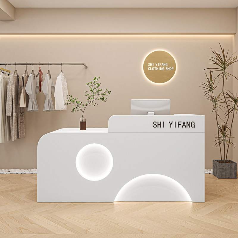 French Cream Style Cashier Des - Office Furniture High End recension och pris