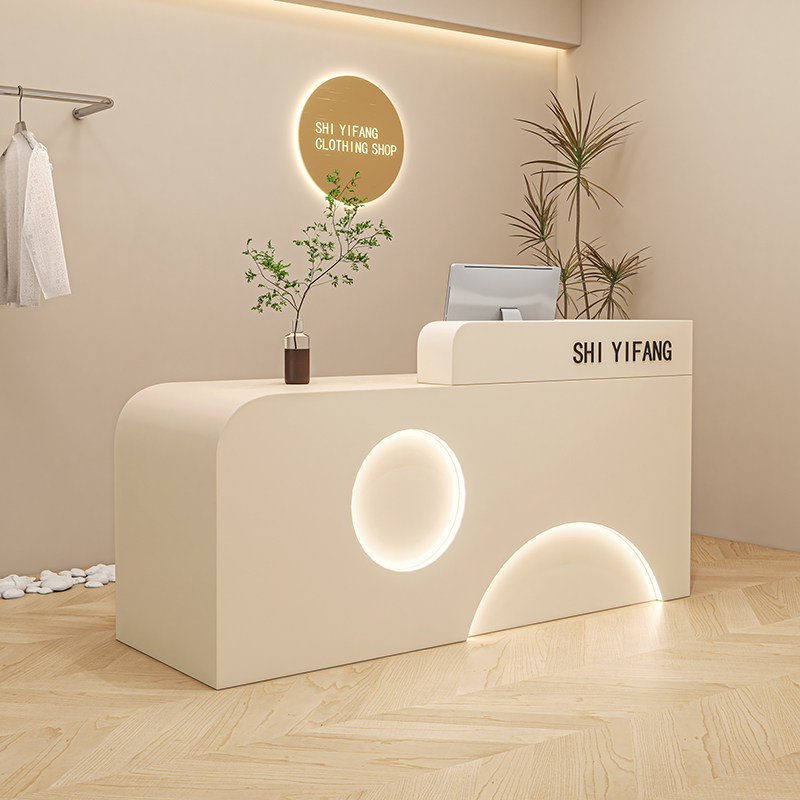 French Cream Style Cashier Des - Office Furniture High End recension och pris