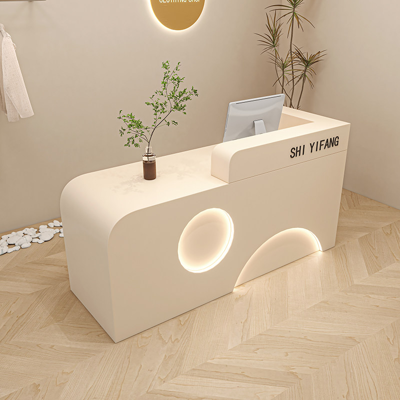 French Cream Style Cashier Des - Office Furniture High End recension och pris