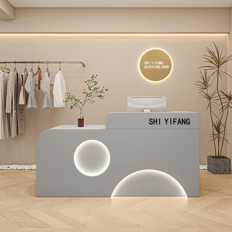 French Cream Style Cashier Des - Office Furniture High End recension och pris