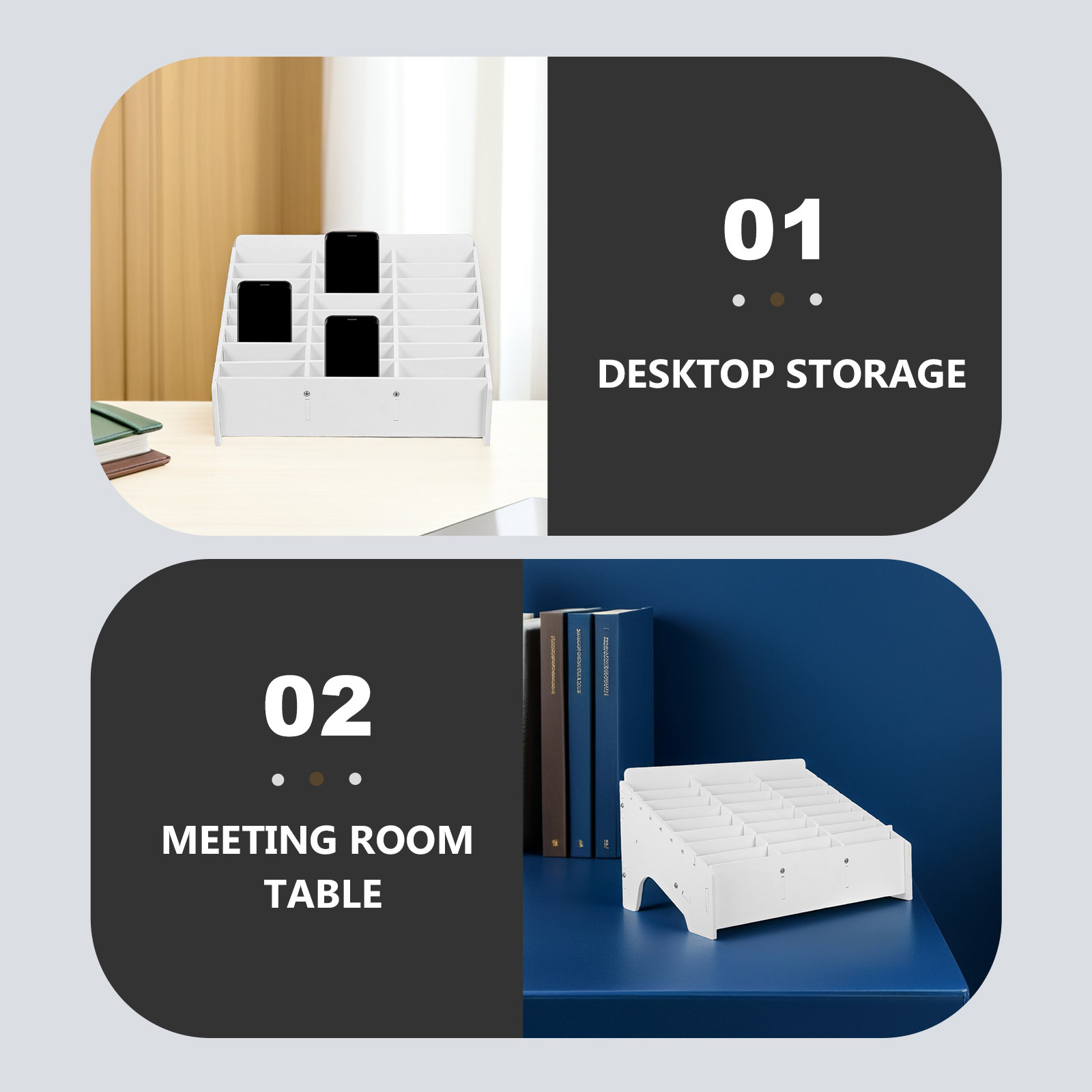 Classroom Phone Organizer Box  - Office Storage Cabinet recension och pris