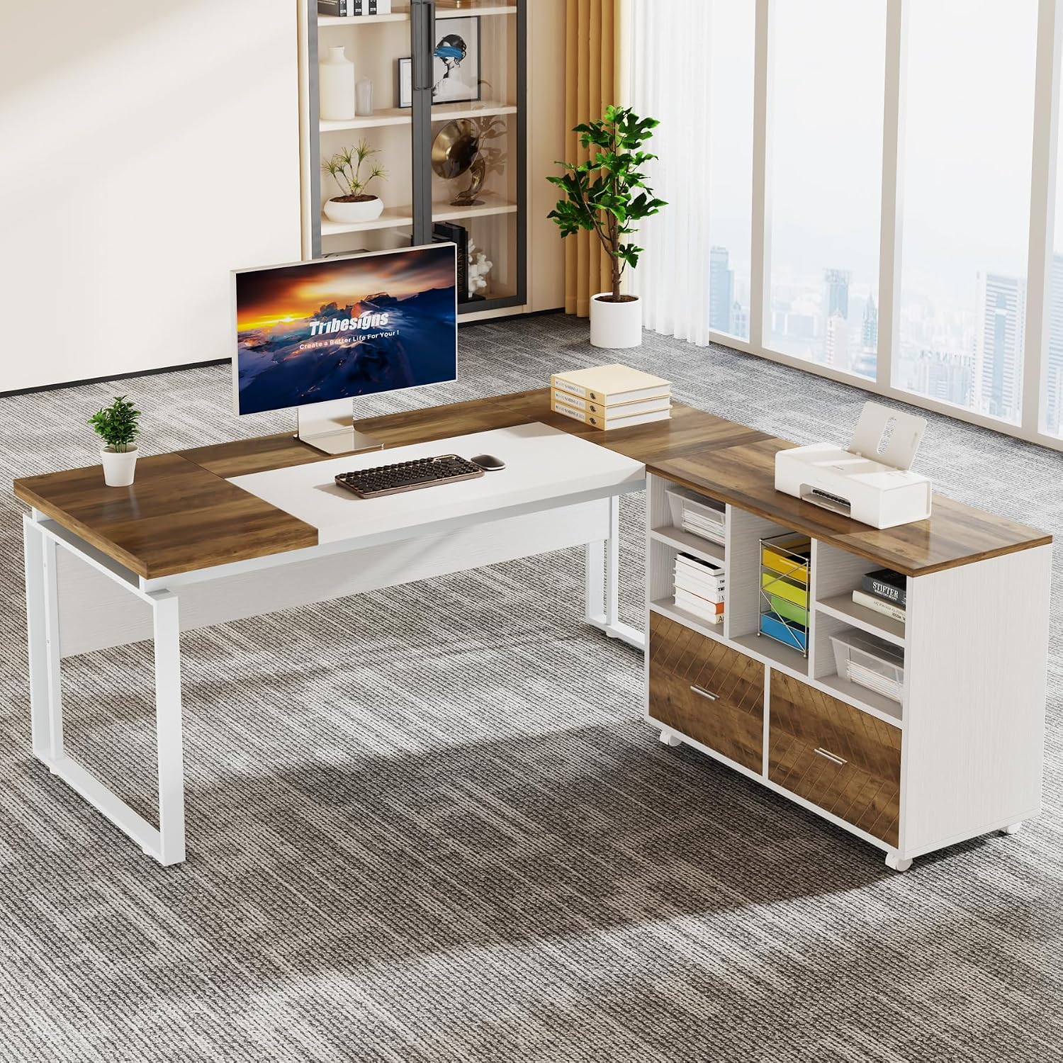 2-Drawer Wood File Cabinet, Mo - File Cabinet Lateral recension och pris
