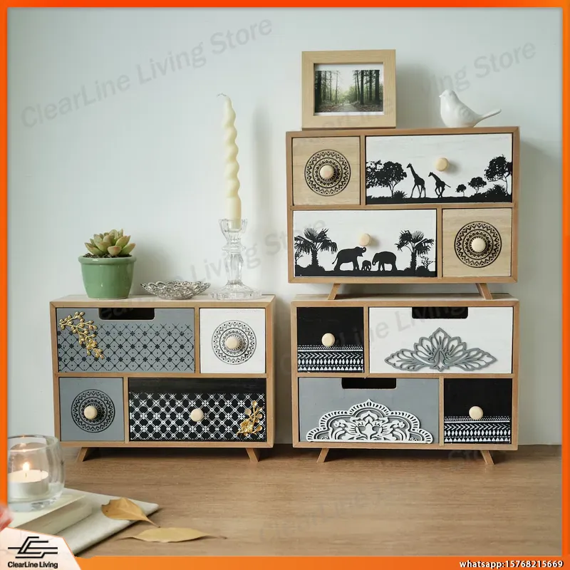 Wooden Desktop Drawer Locker w - Office Storage Cabinet recension och pris