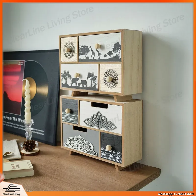 Wooden Desktop Drawer Locker w - Office Storage Cabinet recension och pris