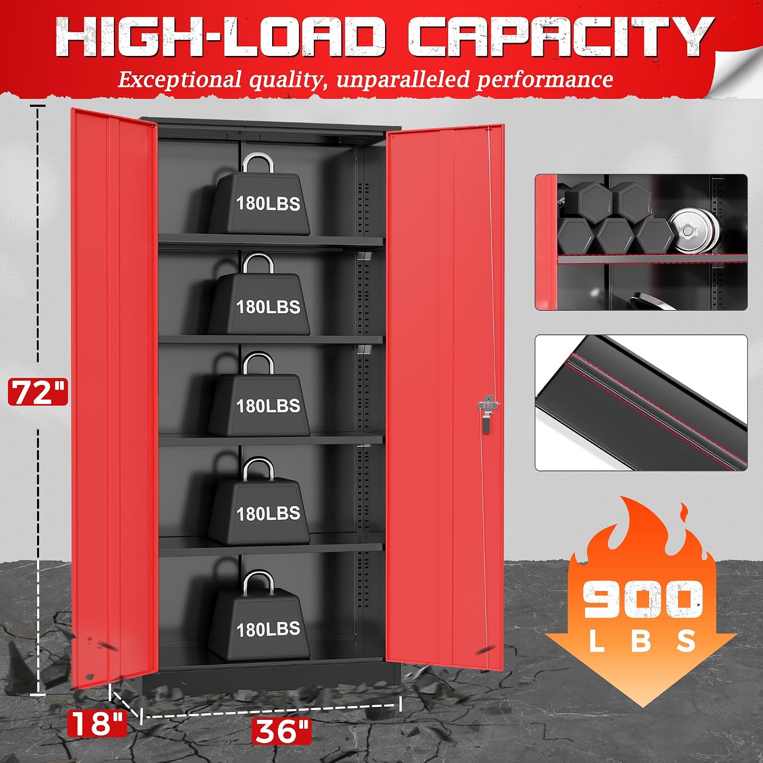 Heavy Duty Metal Garage Storag - Office Storage Cabinet recension och pris