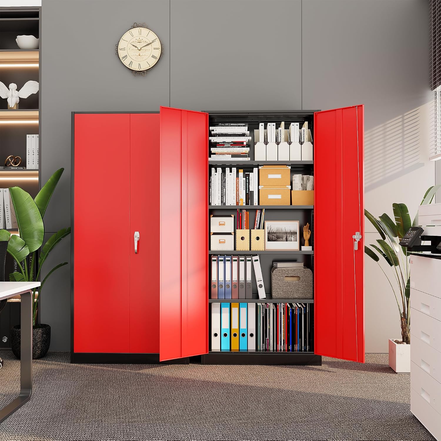 Heavy Duty Metal Garage Storag - Office Storage Cabinet recension och pris
