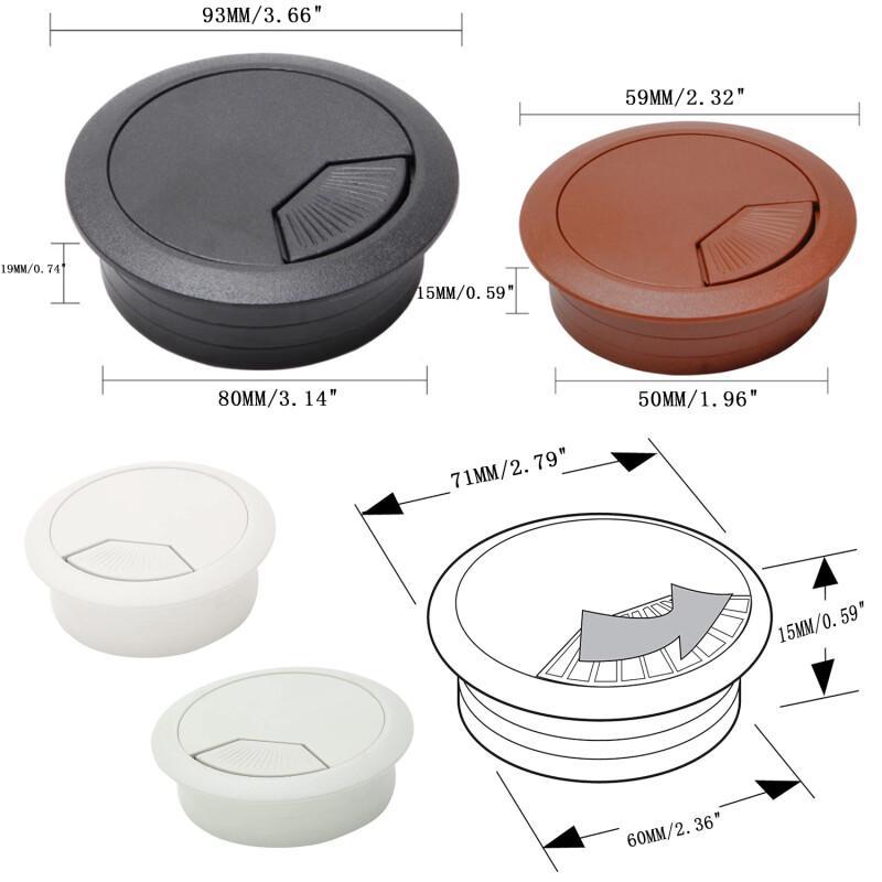 1Pcs Cable Hole Cover Cord Gro - Office Furniture Equipment recension och pris