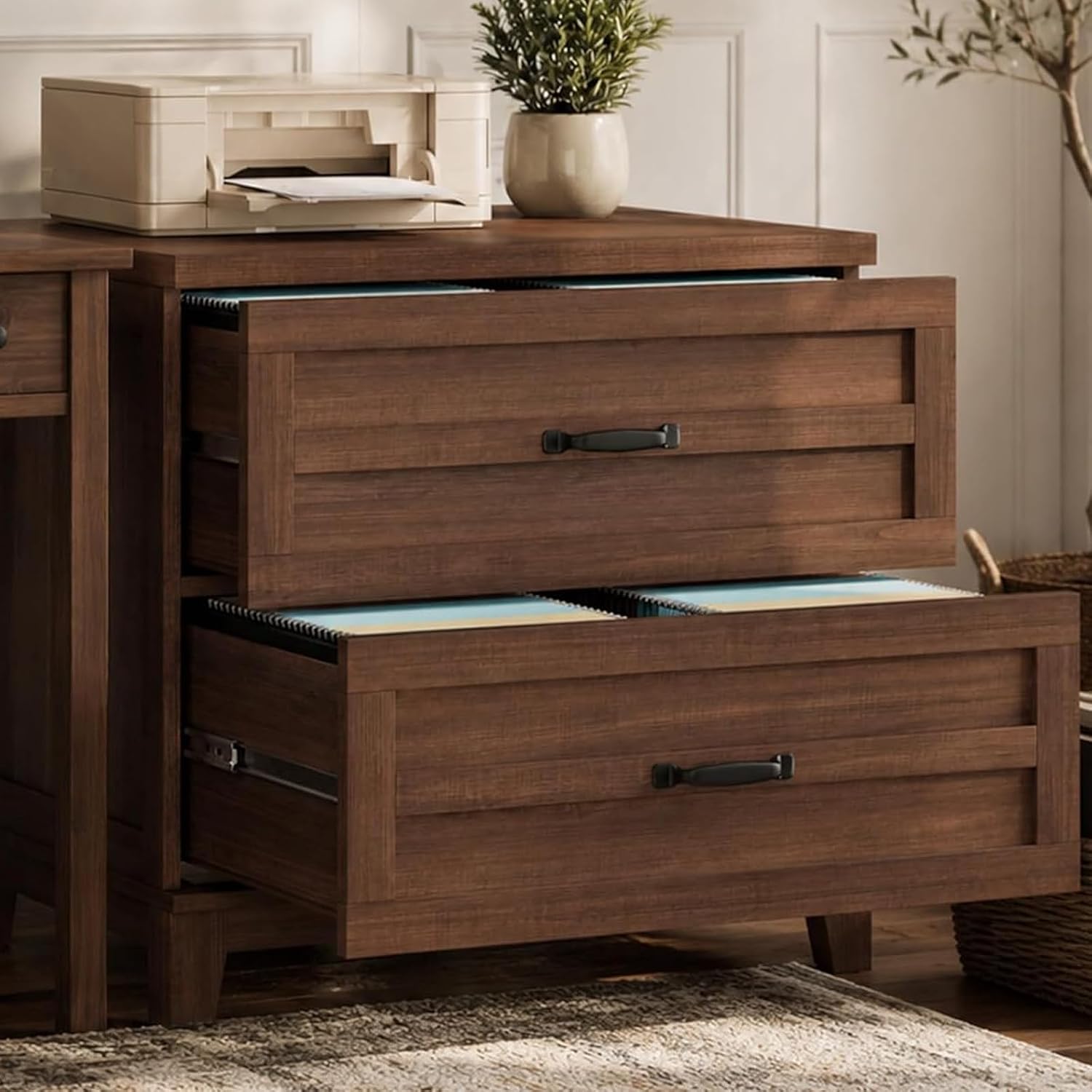 Garvee 2 Drawer Farmhouse Late - File Cabinet Lateral recension och pris