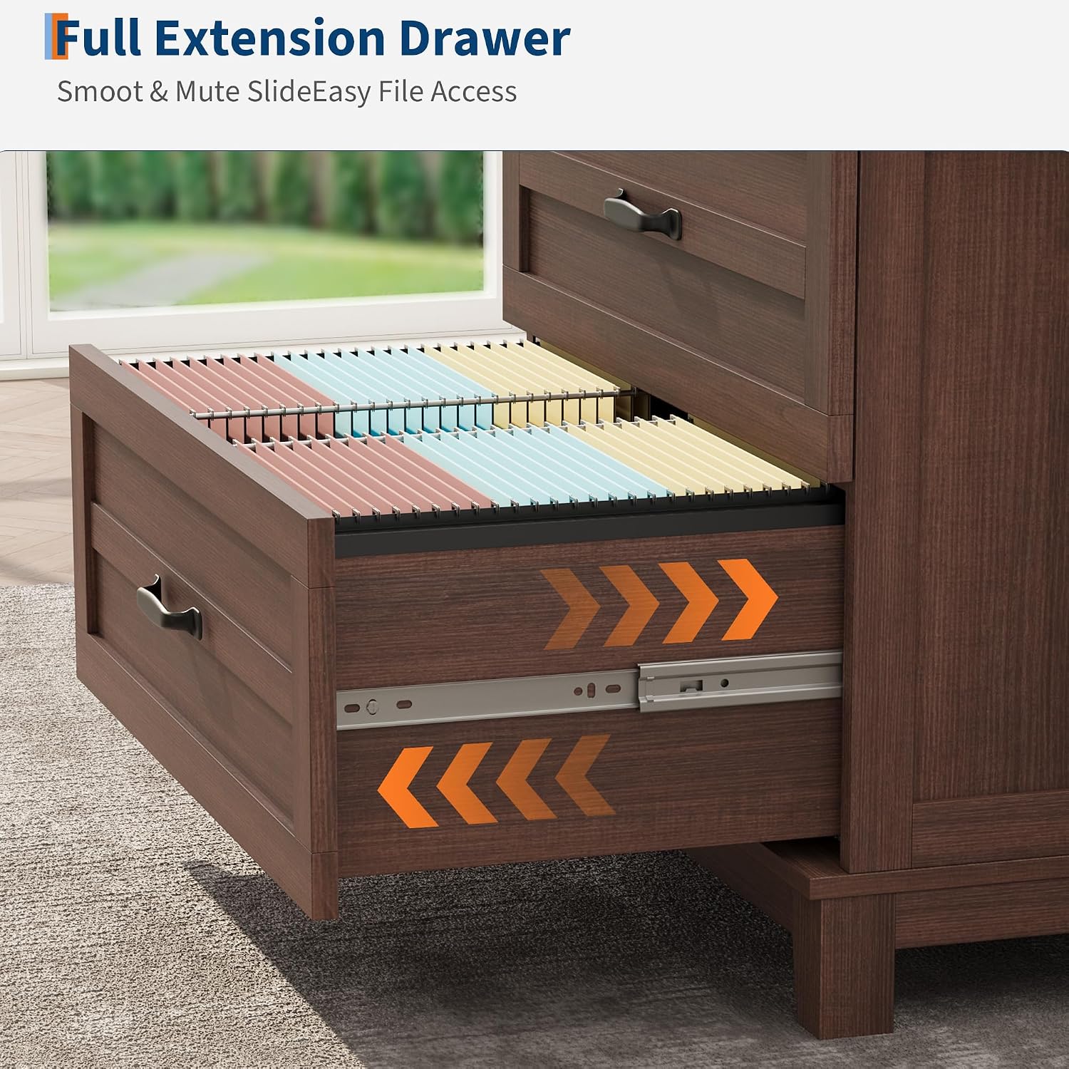 Garvee 2 Drawer Farmhouse Late - File Cabinet Lateral recension och pris