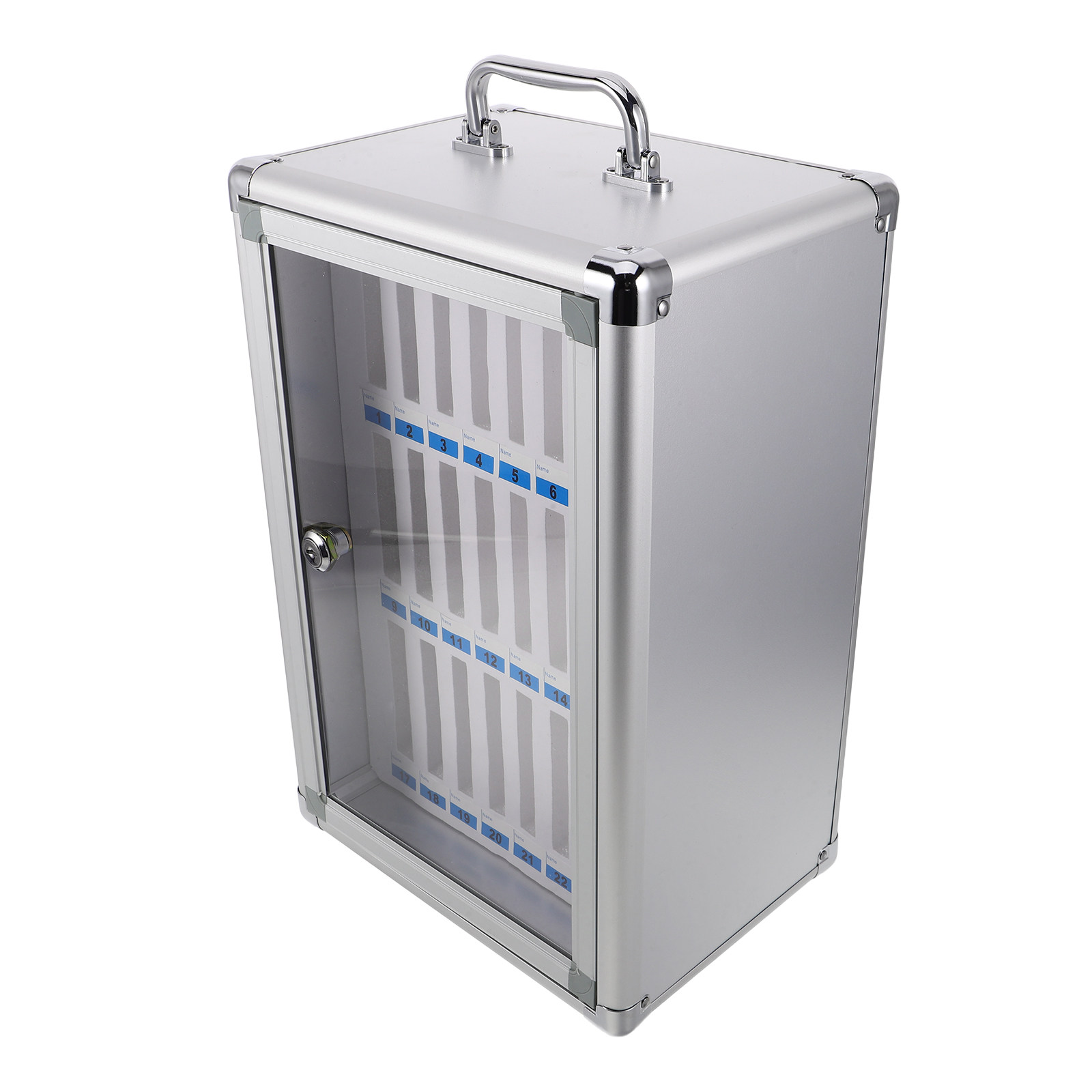 24-Slots Cell Phone Locker Alu - Office Storage Cabinet recension och pris