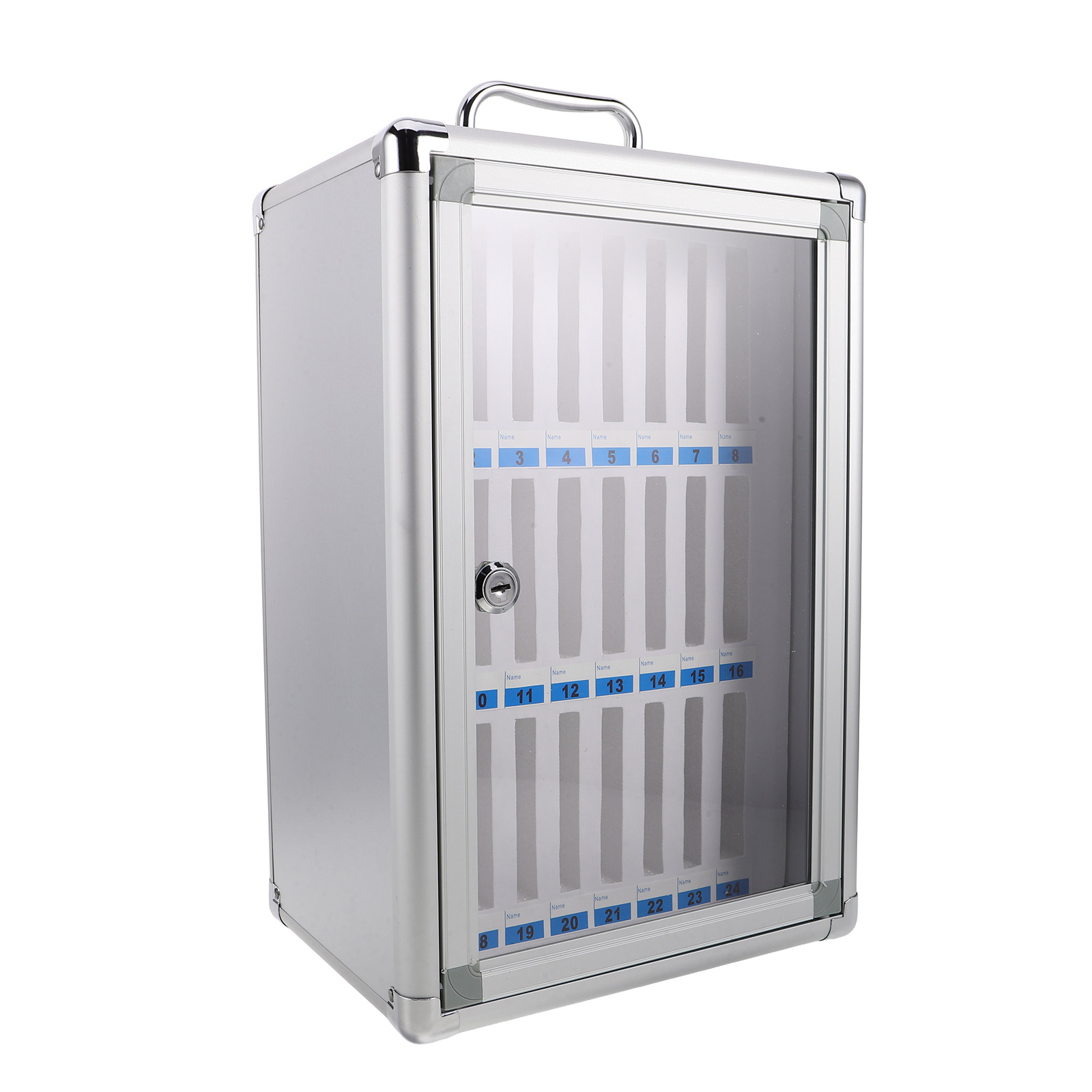 24-Slots Cell Phone Locker Alu - Office Storage Cabinet recension och pris