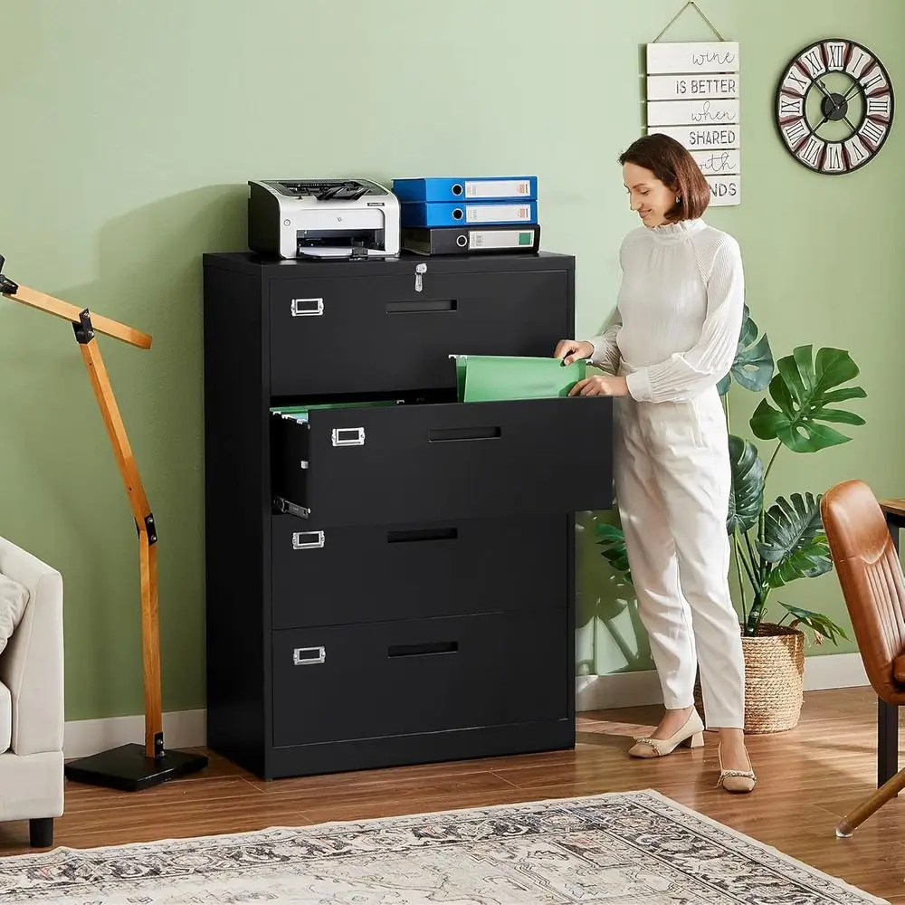 Metal Lateral File Cabinet wit - File Cabinet Lateral recension och pris