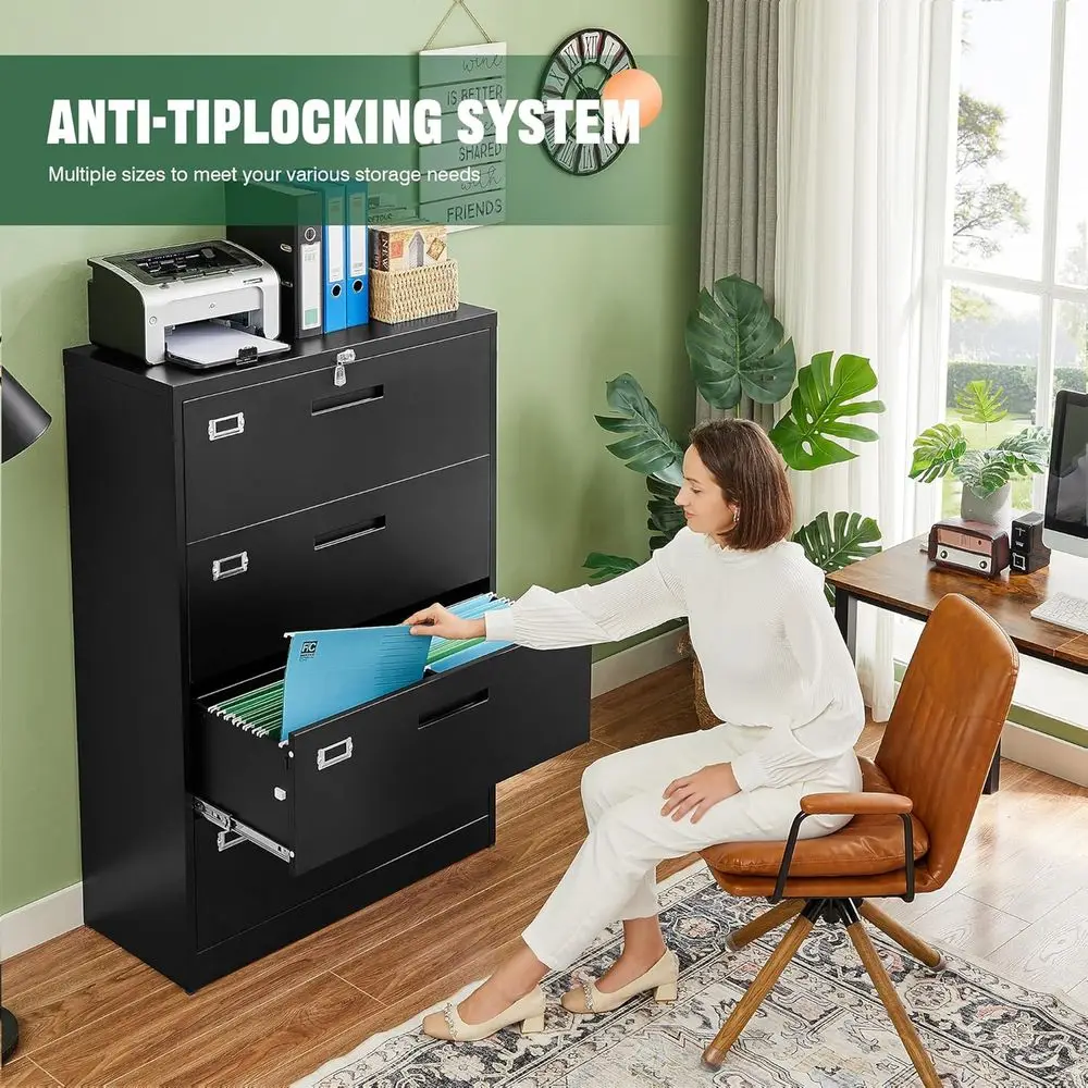 Metal Lateral File Cabinet wit - File Cabinet Lateral recension och pris