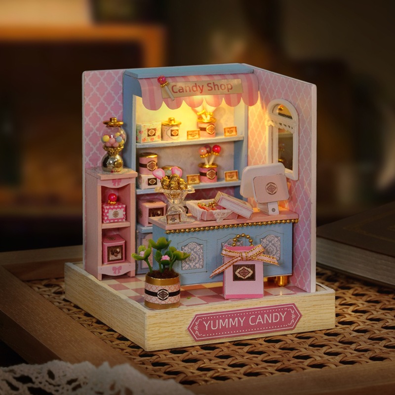 Mini Dollhouse Kit Sakura Stre - Office Furniture Store recension och pris