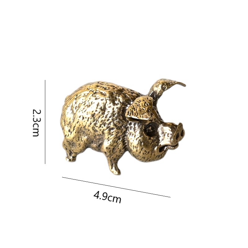 Vintage Brass Pig Small Orname - Office Furniture Equipment recension och pris