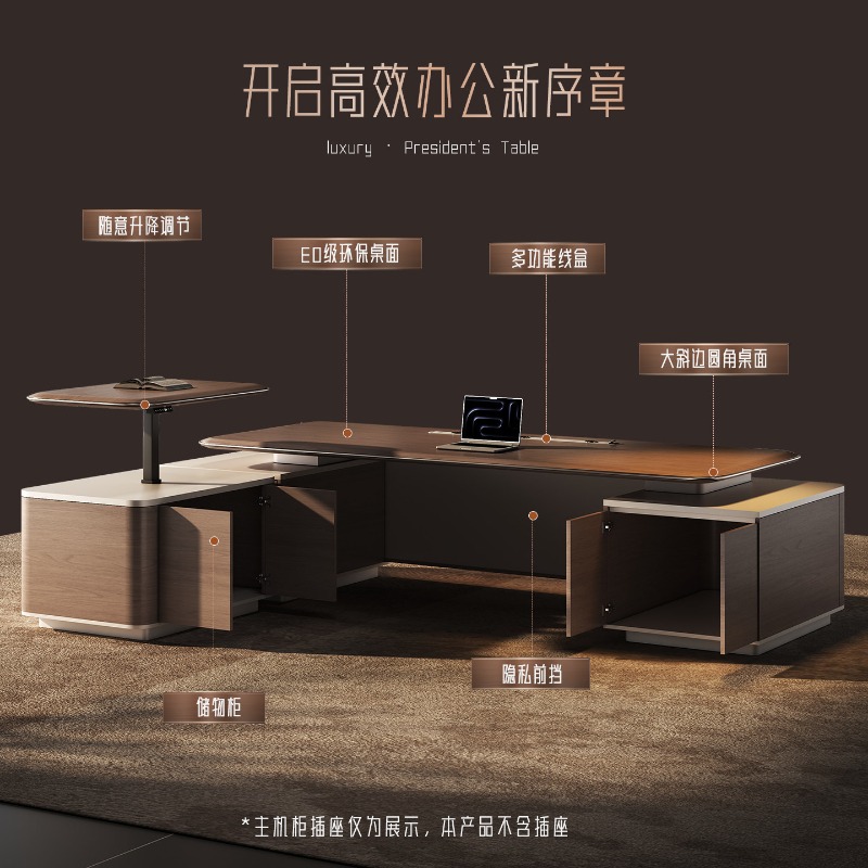 Middle East custom boss desk h - Office Furniture High End recension och pris