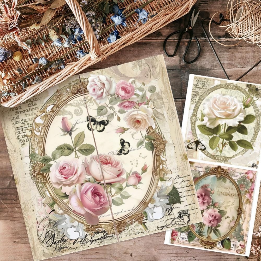 3pcs/Set Rose Rub on Transfers - Office Furniture Equipment recension och pris