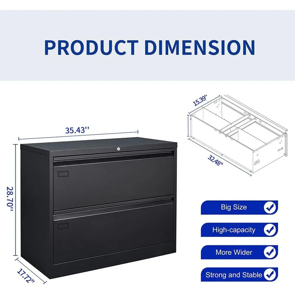 Lateral File Cabinet with Lock - File Cabinet Lateral recension och pris