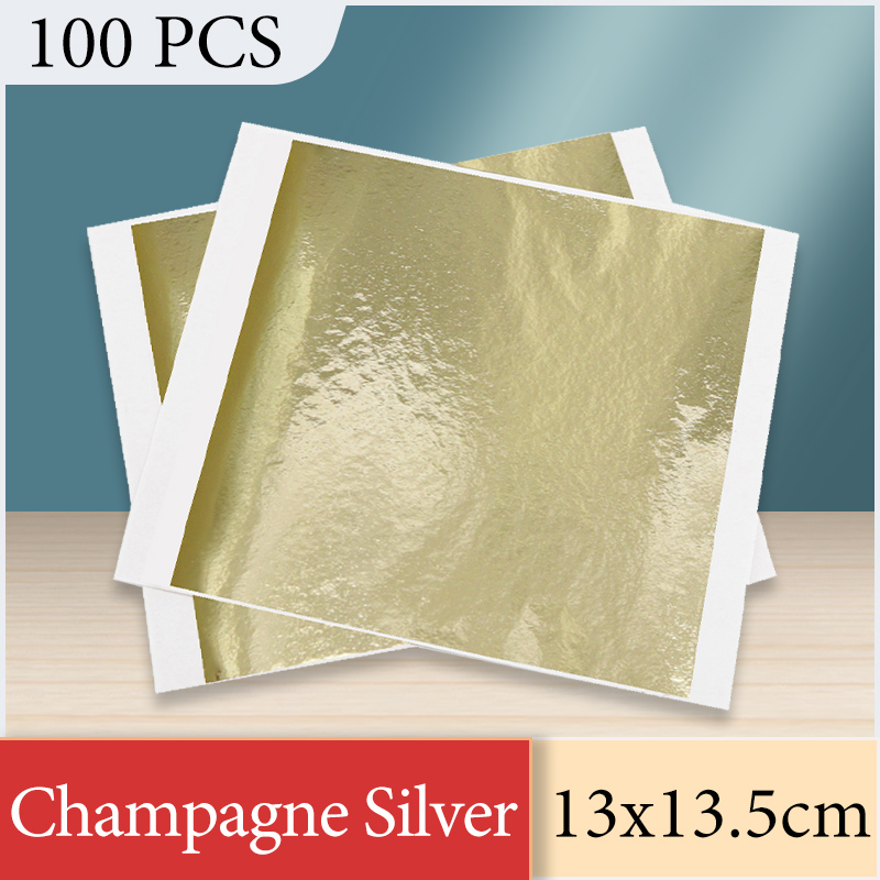 13x13.5cm Champagne Silver Foi - Office Furniture Equipment recension och pris