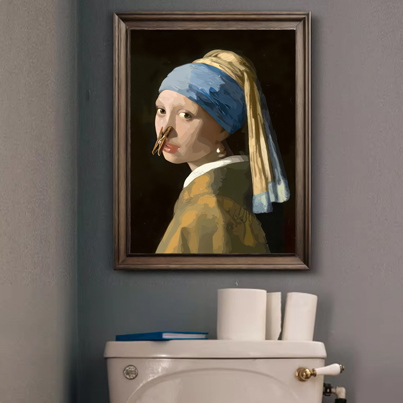 1pc Funny Abstract Bathroom To - Office Furniture Equipment recension och pris