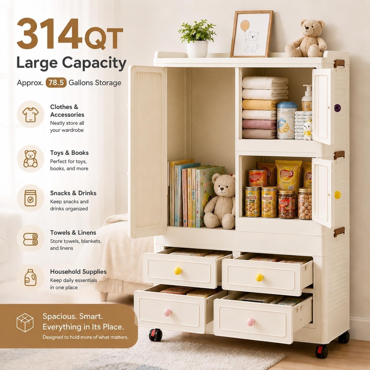 Foldable Storage Cabinet with  - Office Storage Cabinet recension och pris