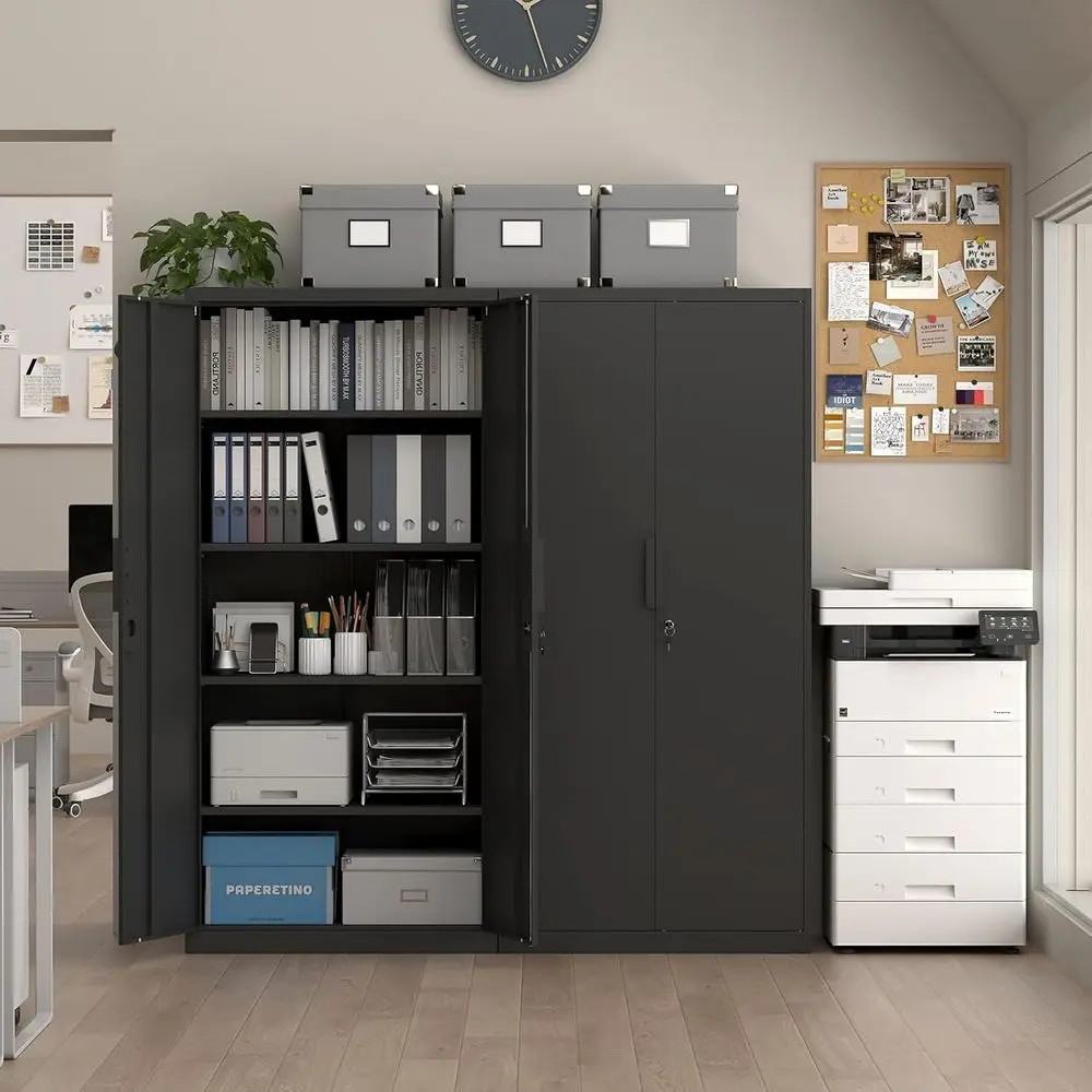 72 High Heavy-Duty Metal Stora - Office Storage Cabinet recension och pris