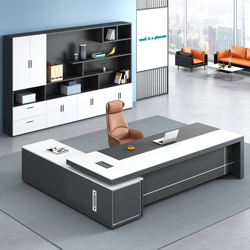 White And Chair Set, Manager'S - Xh Office Furniture recension och pris