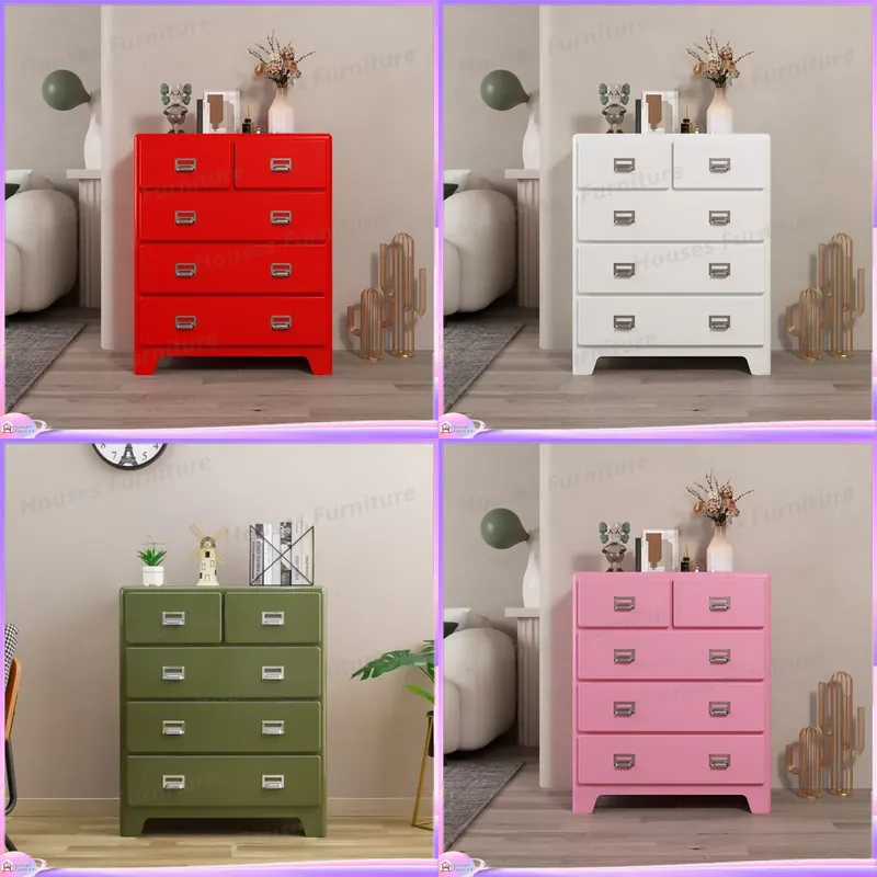 Vintage 5 Drawer Metal Shoe Ca - Office Storage Cabinet recension och pris