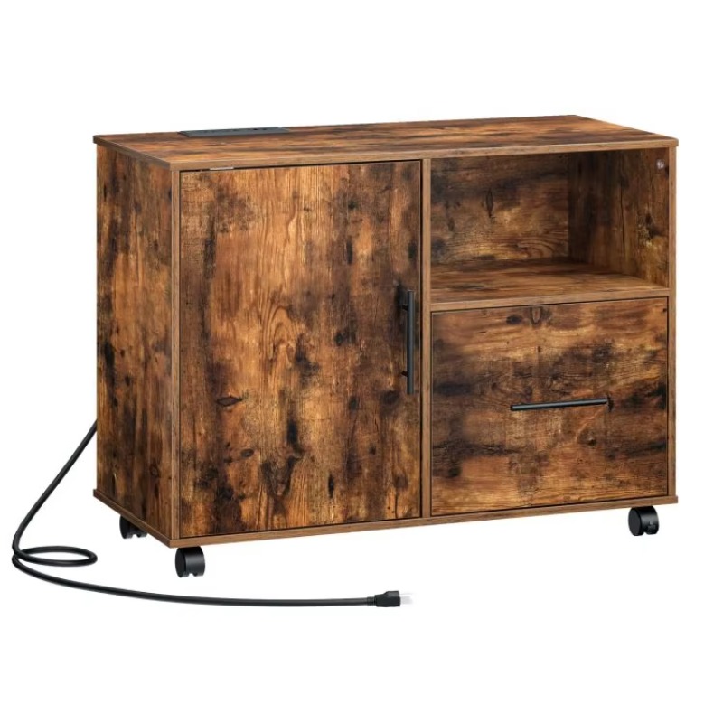 #c Wooden Office File Cabinet, - File Cabinet Lateral recension och pris