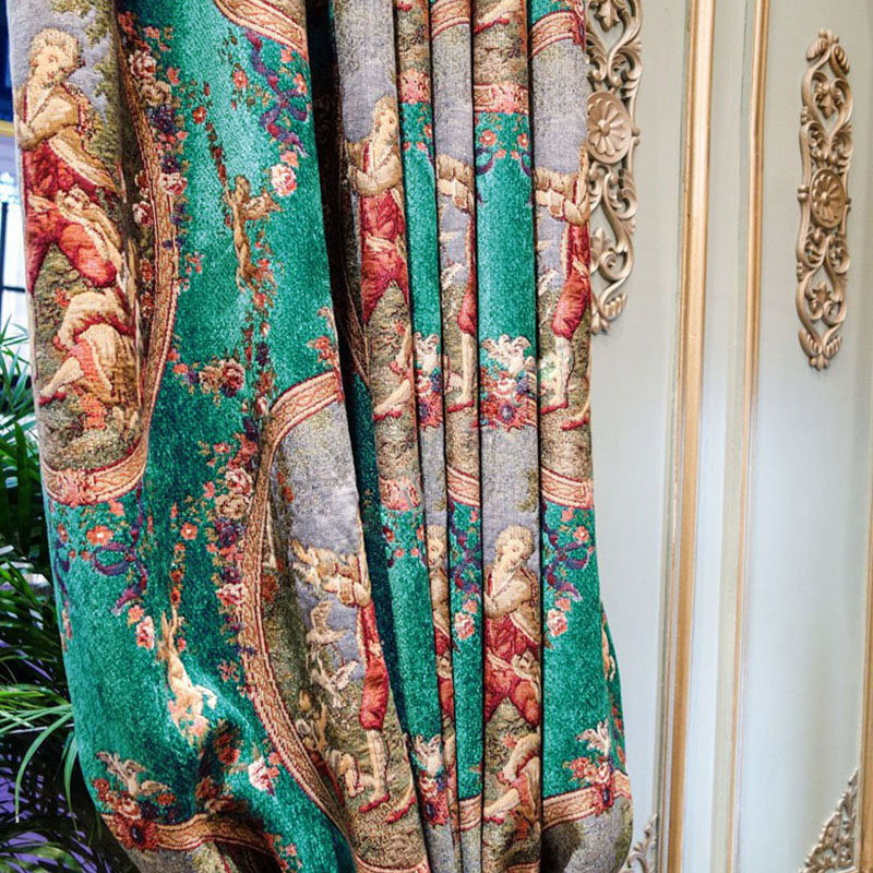 Luxury Turquoise Green Curtain - Office Furniture Hong Kong recension och pris