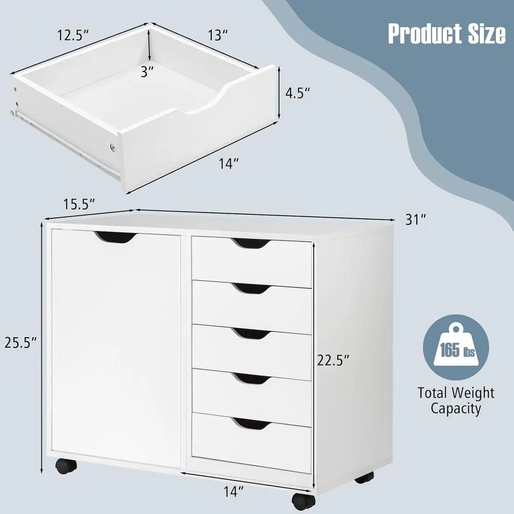 5-Drawer Lateral File Cabinet  - File Cabinet Lateral recension och pris