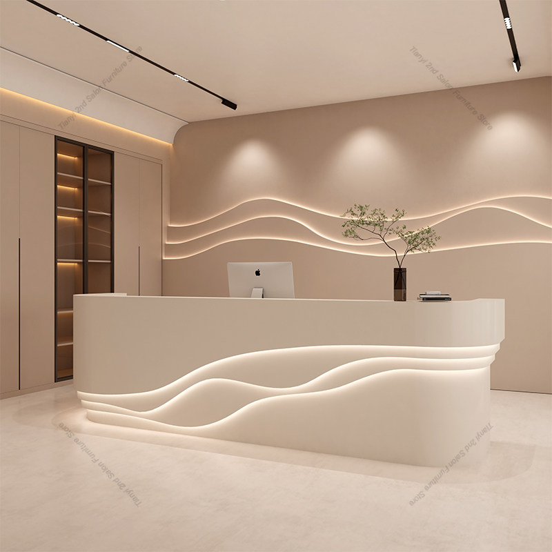 Nordic Cream Style Cashier Cou - Office Furniture Store recension och pris