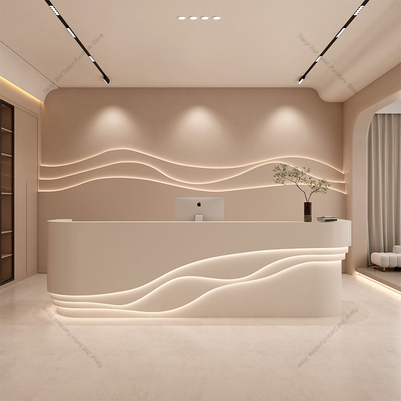 Nordic Cream Style Cashier Cou - Office Furniture Store recension och pris