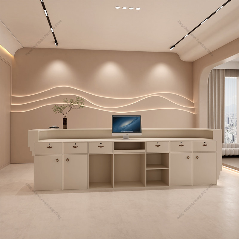 Nordic Cream Style Cashier Cou - Office Furniture Store recension och pris