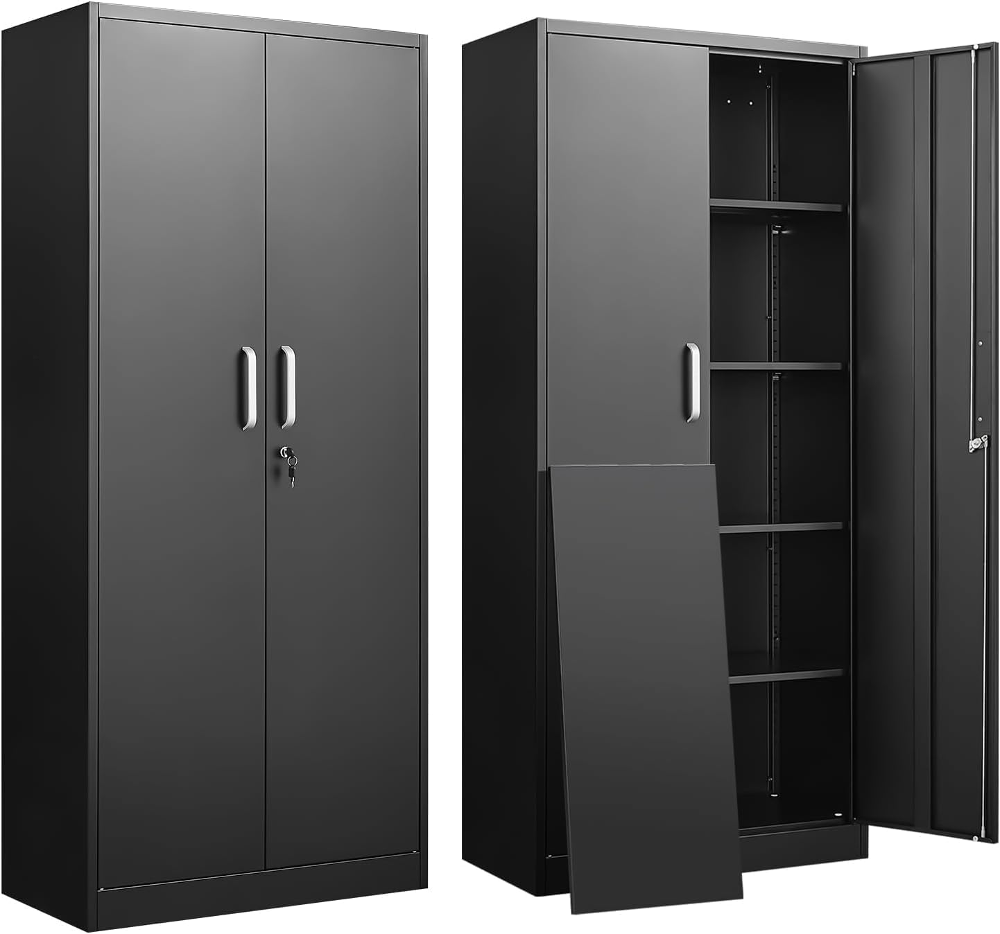 Metal Storage Cabinet With Adj - Office Storage Cabinet recension och pris