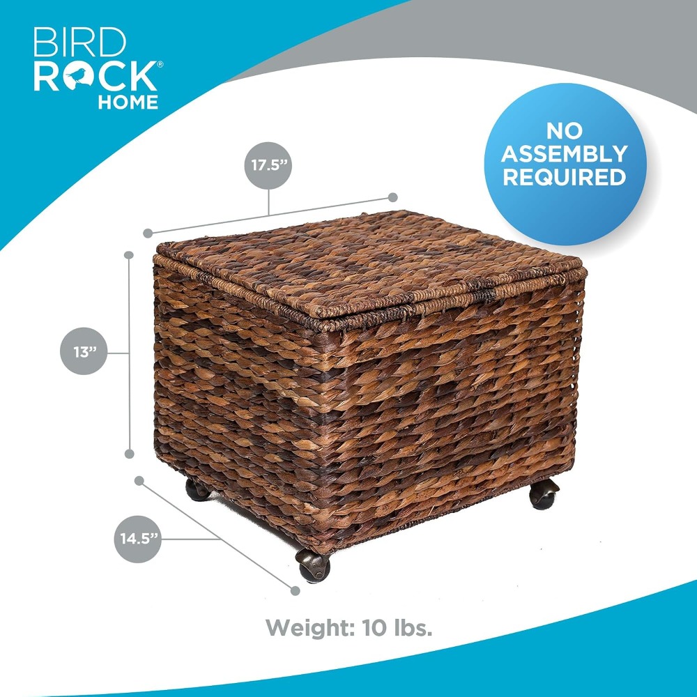 Handwoven Rolling File Cabinet - Office Storage Cabinet recension och pris