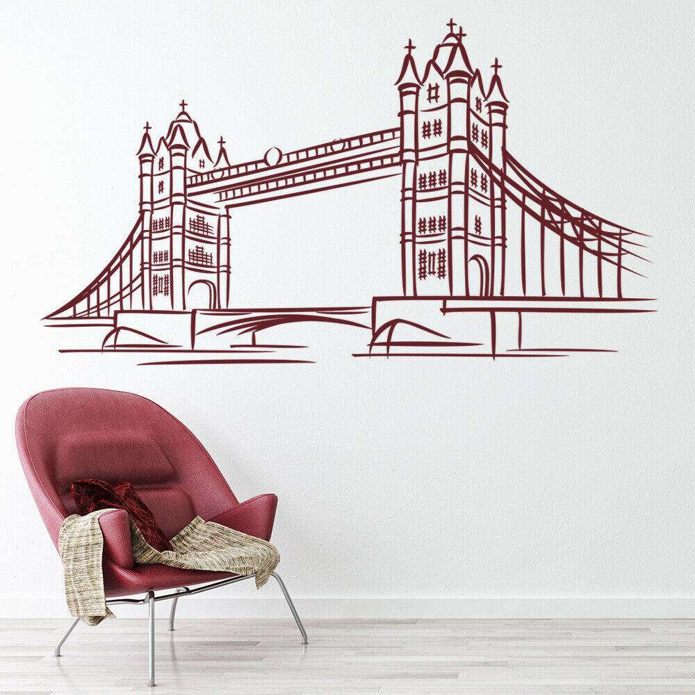 Wall Sticker Tower Bridge of L - Office Furniture London recension och pris